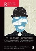 Cover: The Routledge Handbook of Discourse and Disinformation - Routledge