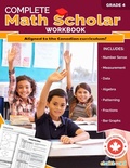 Cover: Complete Math Scholar Grade 4 - Chalkboard Publishing Inc