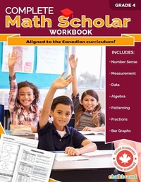 Enlarge image Cover: Complete Math Scholar Grade 4 - Chalkboard Publishing Inc