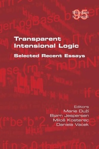Enlarge image Cover: Transparent Intensional Logic - College Publications