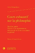 Cover: Cours Exhaustif Sur La Philosophie - Classiques Garnier