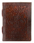 Cover: Floral Leather Journal Medium - Frobisher, LLC