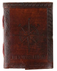 Enlarge image Cover: Compass Leather Journal Medium - Frobisher, LLC