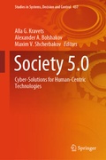 Cover: Society 5.0 - Springer