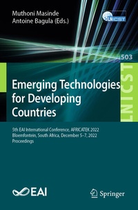 Enlarge image Cover: Emerging Technologies for Developing Countries - Springer