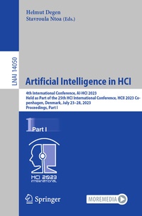 Enlarge image Cover: Artificial Intelligence in HCI - Springer