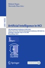 Cover: Artificial Intelligence in HCI - Springer