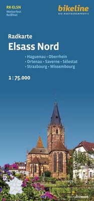 Abbildung von: Radkarte Elsass Nord - Esterbauer