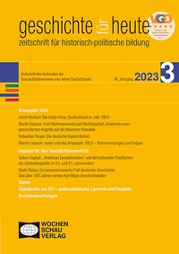 Abbildung von: Krisenjahr 1923 - Wochenschau Verlag