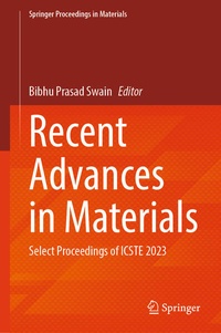 Enlarge image Cover: Recent Advances in Materials - Springer