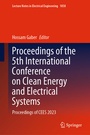 Cover: Proceedings of the 5th International Conference on Clean Energy and Electrical Systems - Springer