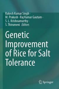 Enlarge image Cover: Genetic Improvement of Rice for Salt Tolerance - Springer