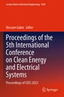 Cover: Proceedings of the 5th International Conference on Clean Energy and Electrical Systems - Springer