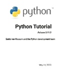 Cover: Python Tutorial 3.11.3 - Lulu.com