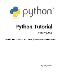 Enlarge image Cover: Python Tutorial 3.11.3 - Lulu.com