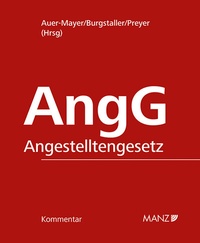 Abbildung von: Kommentar zum Angestelltengesetz AngG - Manz