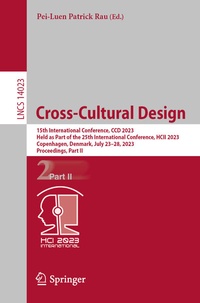Abbildung von: Cross-Cultural Design - Springer