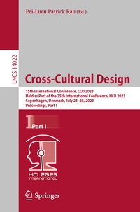 Abbildung von: Cross-Cultural Design - Springer