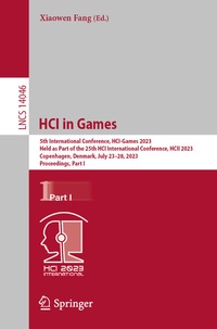 Abbildung von: HCI in Games - Springer