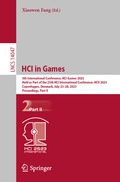 Cover: HCI in Games - Springer