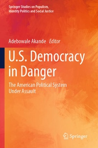 Enlarge image Cover: U.S. Democracy in Danger - Springer