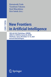 Enlarge image Cover: New Frontiers in Artificial Intelligence - Springer