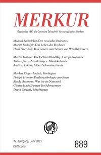 Abbildung von: MERKUR 6/2023 - Klett-Cotta