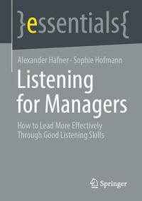Abbildung von: Listening for Managers - Springer