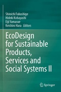 Cover: EcoDesign for Sustainable Products, Services and Social Systems II - Springer