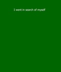 Cover: I went in search of myself - Paul Brenner