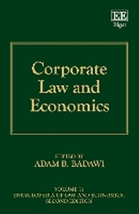 Abbildung von: Corporate Law and Economics - Edward Elgar Publishing