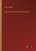 Cover: Church Memorials and Characteristics - Outlook Verlag