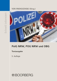 Abbildung von: PolG NRW, POG NRW und OBG - Boorberg