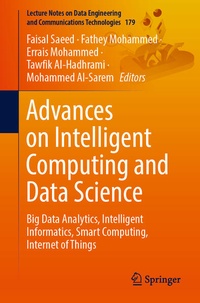Enlarge image Cover: Advances on Intelligent Computing and Data Science - Springer