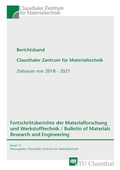 Cover: Berichtsband Clausthaler Zentrum f&uuml;r Materialtechnik - Shaker