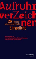 Cover: Aufruhr verZeichnen - C.W. Leske Verlag