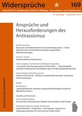 Cover: Anspr&uuml;che und Herausforderungen des Antirassismus - Westf&auml;lisches Dampfboot