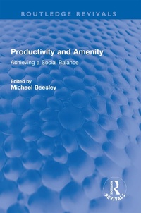 Abbildung von: Productivity and Amenity - Routledge