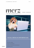 Cover: Social Media in der Beratung - kopaed - merz / medien+ erziehung