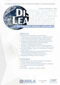 Cover: Distance Learning Vol 19 Issue 4 - Information Age Publishing