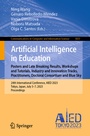 Cover: Artificial Intelligence in Education. Posters and Late Breaking Results, Workshops and Tutorials, Industry and Innovation Tracks, Practitioners, Doctoral Consortium and Blue Sky - Springer
