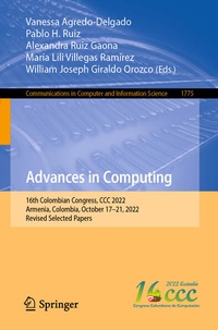 Enlarge image Cover: Advances in Computing - Springer