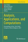Cover: Analysis, Applications, and Computations - Birkhäuser