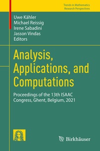 Enlarge image Cover: Analysis, Applications, and Computations - Birkhäuser