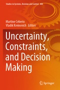 Cover: Uncertainty, Constraints, and Decision Making - Springer
