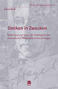 Cover: Denken in Zwecken - Meiner