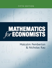 Abbildung von: Mathematics for Economists - Manchester University Press