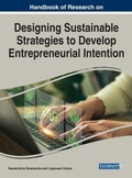 Cover: Handbook of Research on Designing Sustainable Strategies to Develop Entrepreneurial Intention - IGI Global