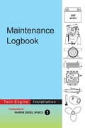 Cover: Maintenance Logbook - Twin Engine Installation - Voyage Press