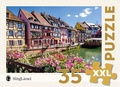Cover: Demenz-Puzzle: Colmar. Das Demenz-Puzzle-Spiel mit 35 Puzzle-Teilen im XXL-Format. - Singliesel